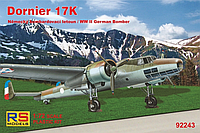 Пластикова модель 1/72 RS models 92243 Німецький двомоторний літак Dornier 17 K