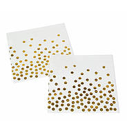 Бумажные салфетки "White gold" (20 шт.), размер - 33х33 см