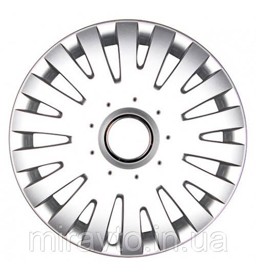 Ковпаки коліс MALACHIT Silver Радіус R14 (4шт) Olszewski