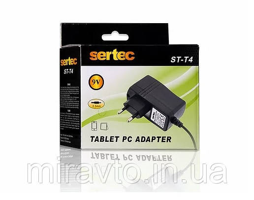 Зарядка 220V для камер 2,5 мм 2000mA "Sertec ST-T4