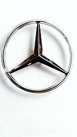 Емблема Mercedes 3 пукли 110мм пластик