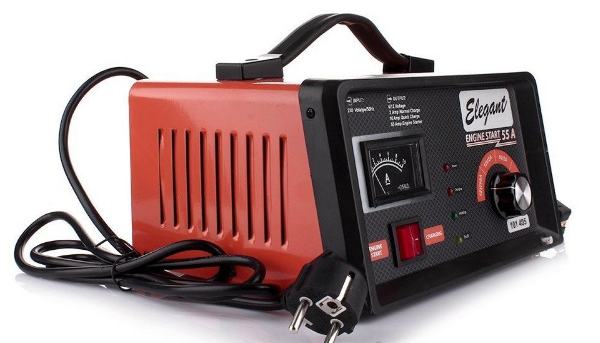 Пуско - зарядний пристрій 6/12V - 2A/10A Elegant EL 101405, фото 1