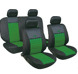 Чохли сидінь авто комплект чорно-зелені Tango 24016/33 Milex Польща