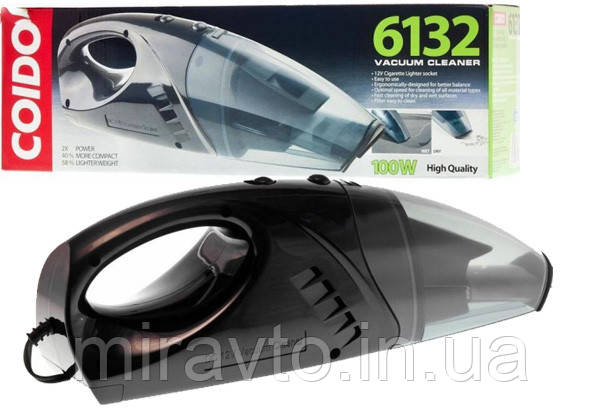 Автомобільний пилосос Суха!Вологе Прибирання 100W COIDO 6132, фото 1