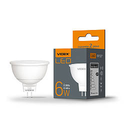 LED лампа VIDEX MR16e 6W GU5.3 3000K (AC 175-250 V)