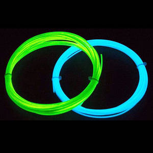 PLA (ПЛА) пластик для 3D ручки який світиться у темряві флуорисцентний.