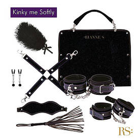 Подарунковий набір для BDSM RIANNE S - Kinky Me Softly Black: 8 предметів для задоволення 777Shop.com.ua