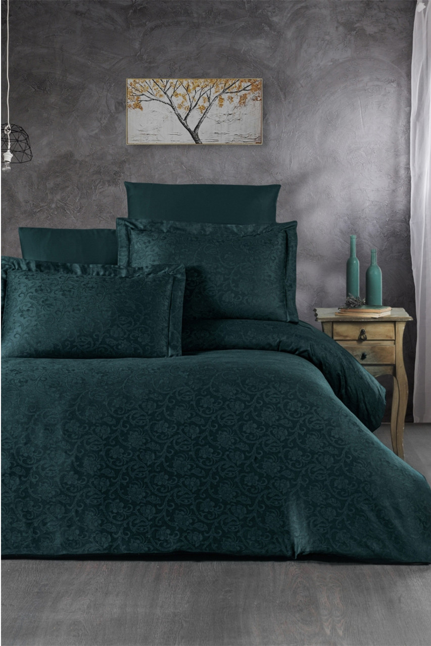 Постільна білизна Ecosse Jacquard Satin Gardenya Yesil