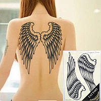 Временная татуировка Крылья Ангела 34х23см Ангельские крылья на всю спину