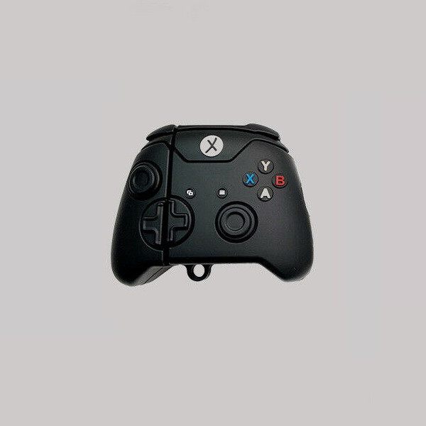 Чохол для навушників Apple AirPods 1/2 Alitek Gamepad (джойстик) Black + карабін