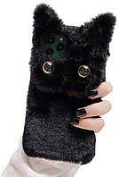 Чохол накладка для Apple iPhone 12/12 Pro Alitek Котик Чорний