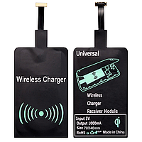 Бездротовий Qi приймач-ресивер microUSB для заряджання Alitek Тип B