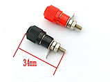 Аудио разъем 4мм гнездо-зажим (подходит под банан), фото 2