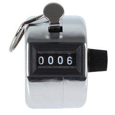 Лічильник ручної 4-розрядний HLV 0000-9999 Silver