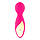 Міні-вібромасажер RIANNE S - Lovely Leopard Mini Wand Pink Feromon, фото 3