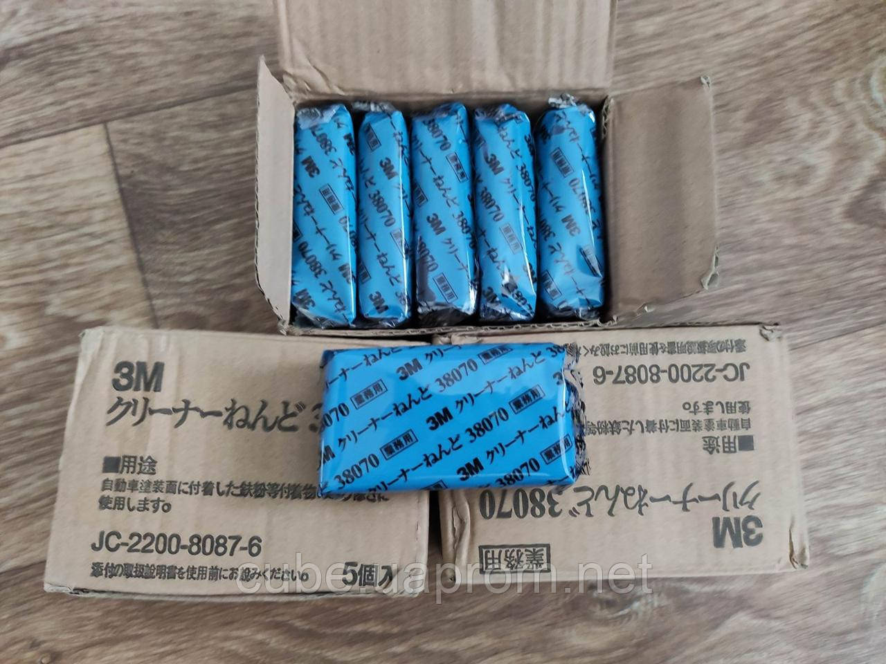 Синя блакитна Глина clay bar для очищення кузова авто 3М, Sonax, Meguia, Soft99