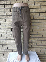 Джоггеры, джинсы с поясом на резинке унисекс, накладные карманы карго, большие размеры NN