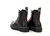 Боти Dr. Martens 1460 Sex Pistols God Save the Queen жіночі і чоловічі черевики Ін Мартінс 1460 чорні унісекс, фото 4