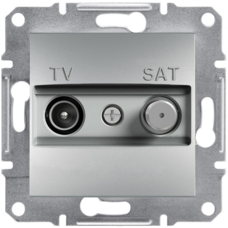 Розетка TV-SAT крайова (1 дБ) Алюміній Asfora, EPH3400161