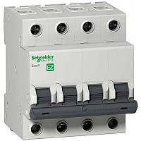 Автоматический выключатель 4Р, 16А, Х-КА "С" Schneider Electric EZ9F34416