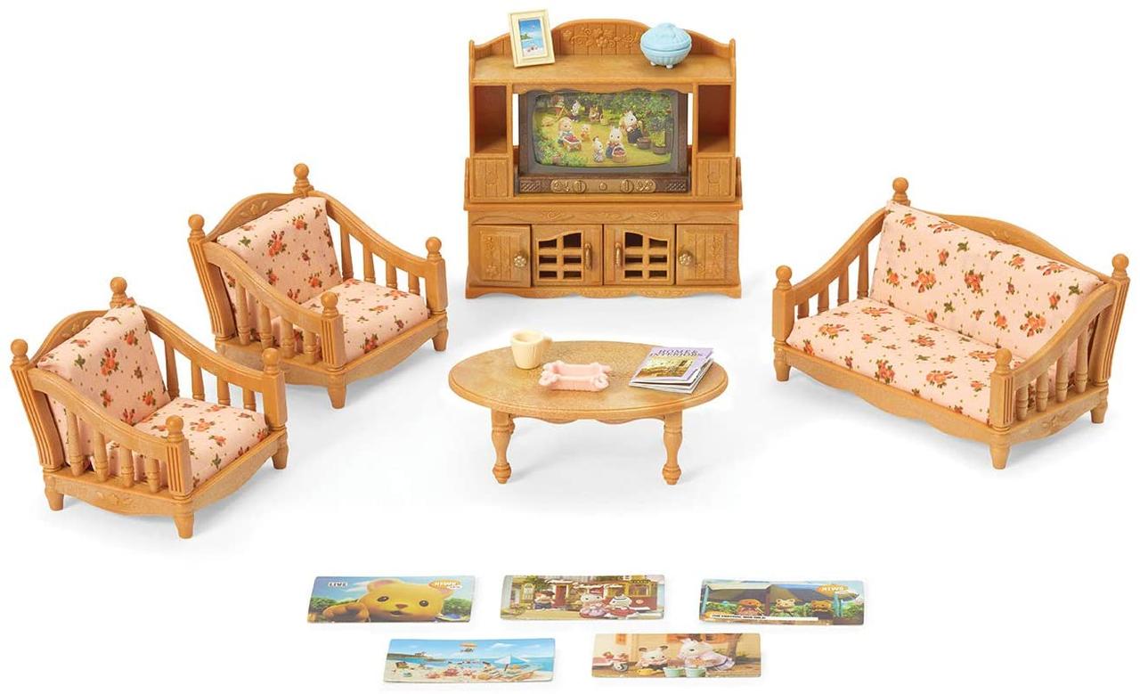 Ігровий набір Сильванія Фемелі Комфортна Вітальня Calico Critters Comfy Living Room