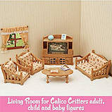 Ігровий набір Сильванія Фемелі Комфортна Вітальня Calico Critters Comfy Living Room, фото 3