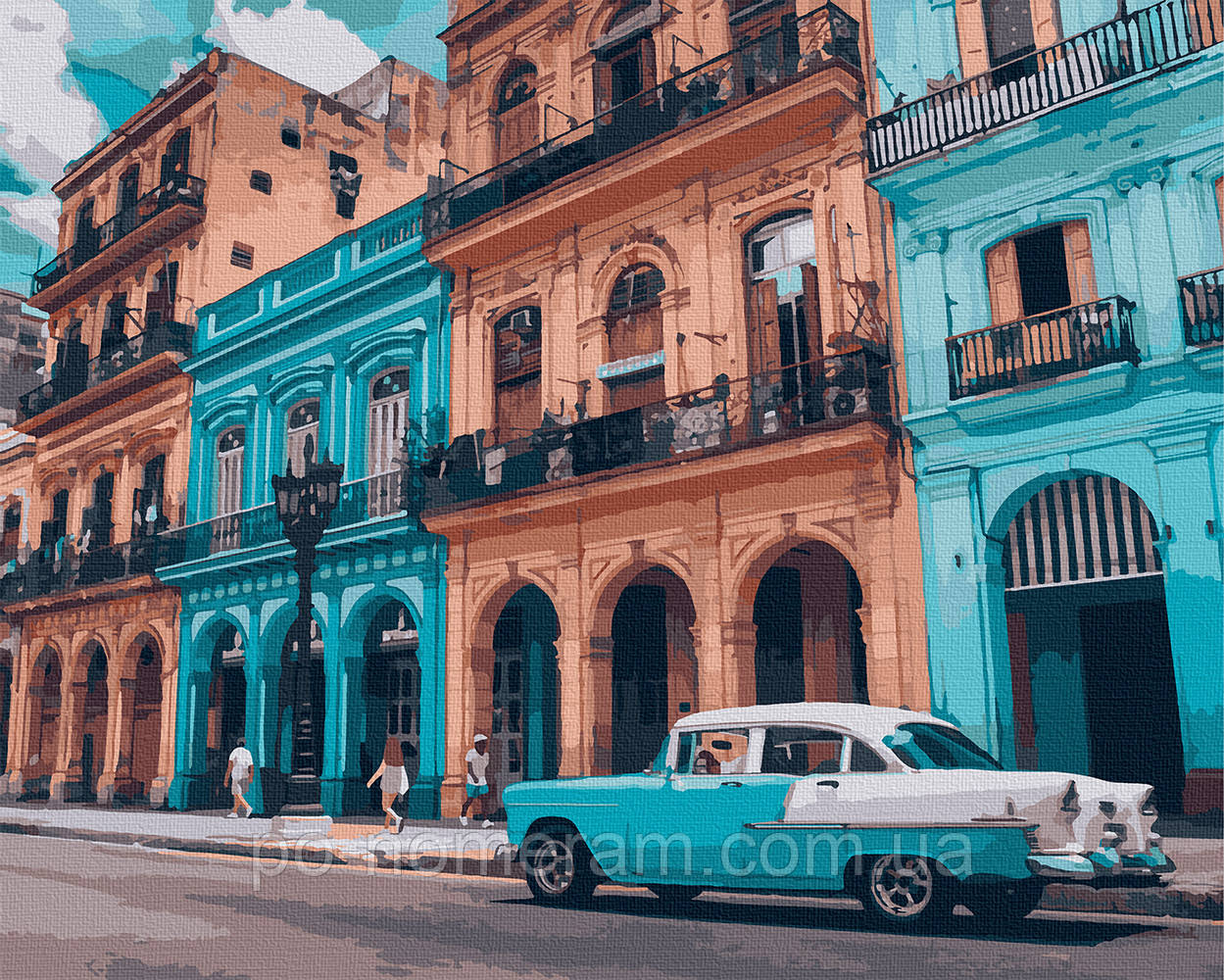 Акційна Картина по цифрам ArtCraft Яскрава куба (ACR-10536-AC) 40 х 50 см, фото 1