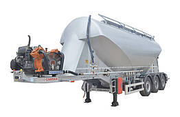 Напівпричіп комбікормовоз типу Carsan W-Tipe