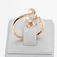 Кільце Позолота XP Біла Бузок