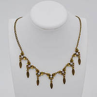 Кольє Метелик ювелірний сплав бронзове покриття довжина кольє 50 см