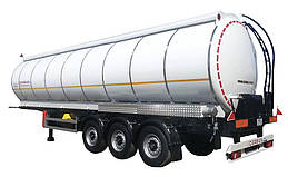 Напівпричіп-цистерна для харчових продуктів (масловоз/водовоз) Carsan