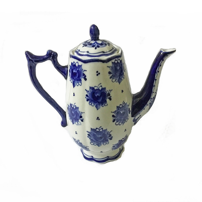 Чайник кавник Тюльпан Гжель, фото 1