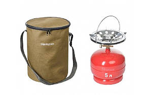 Чохол для газового балонна, Сумка для газового балона, Чохол WOLD4CARP 5л COYOTE