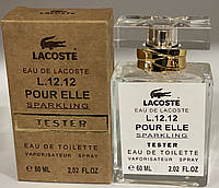 Lacoste Eau De L.12.12 Pour Elle Sparkling женский Gold тестер 60 мл