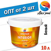 Spektrum Interior 02 (vit) - Фарба водоемульсійна для стель, 10 л