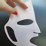 Багаторазова силіконова маска для обличчя маска-основа для процедур, фото 6