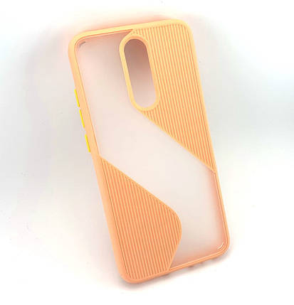 Чохол для Xiaomi Redmi 8 накладка на бампер протиударний 2 в1 Shadov Matte Case Wave рожевий, фото 1