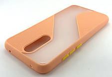 Чохол для Xiaomi Redmi 8 накладка на бампер протиударний 2 в1 Shadov Matte Case Wave рожевий, фото 2