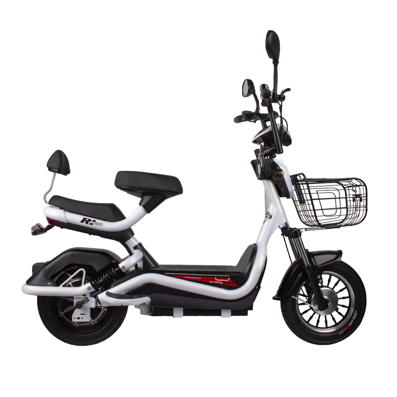 Электрический мопед R1 RACING Athena 500W/48V/20AH(GL) (белый), цена ...