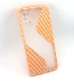 Оригінальний чохол для Samsung A31, A315 накладка протиударний бампер Silicone Cover чорний