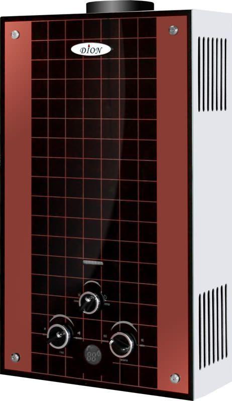 Газова колонка ДІОН JSD 10 дисплей малюнок Карта, фото 1