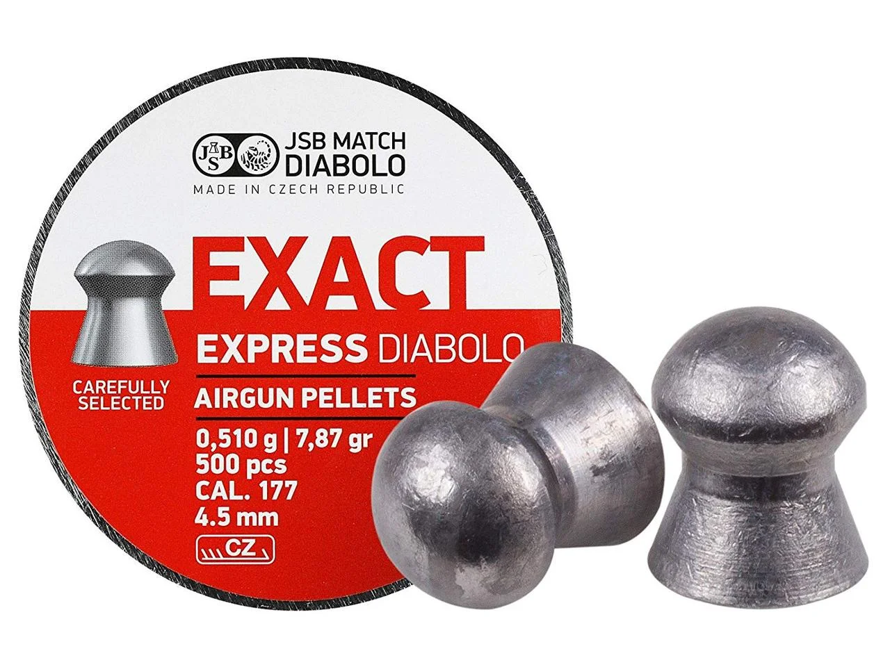 Кулі пневм JSB Diablo Exact Express 4,52 мм 0,510 гр. (500 шт/уп), фото 1