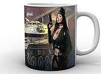 Кружка World of Tanks Мир танков девушка WT.02.015