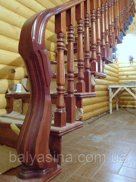 Приголювальний стовп із бука "конь", фото 1