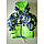 Куртка парку р 92-98 2 3 роки весна осінь для дівчинки дитяча весняна осіння термо на флісі 3395 Салатовий, фото 2