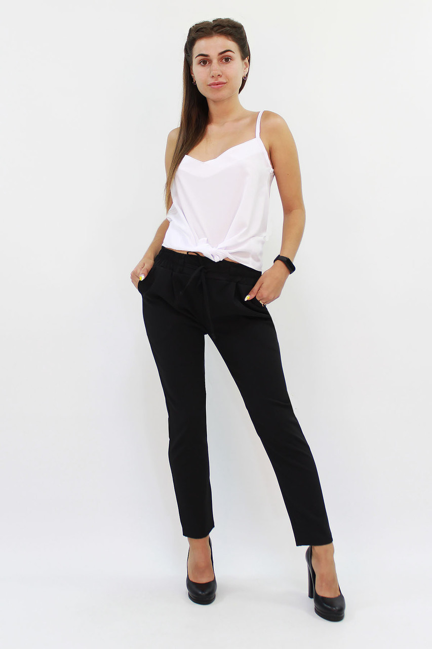 Стильні жіночі брюки Shansy, чорний, фото 1