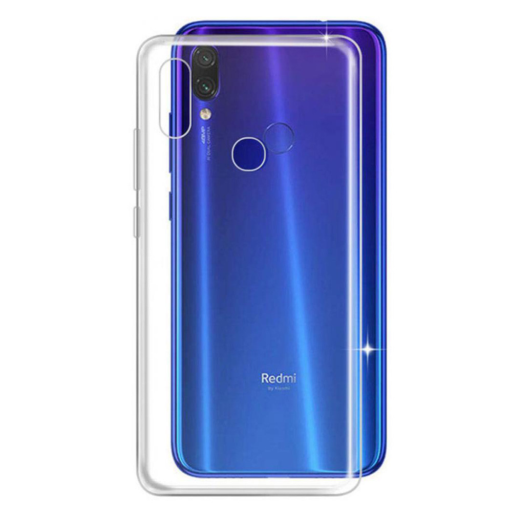 Чохол для Xiaomi RedMi 7 силіконовий бампер прозорий, фото 1