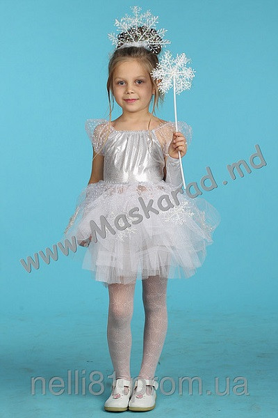 Карнавальный костюм Снежинка, костюм Снежинки для девочки 134 - фото 8 - id-p1303218379