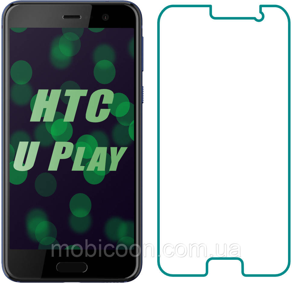 Захисне скло для HTC U Play (Прозоре 2.5 D 9H), фото 1