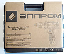 Шурупокрут акумуляторний ЕЛПРОМ ЕДША-12М-2 Li, фото 5